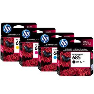 HP 685 Combo (4 colors- Black, Cyan, Yellow, Magenta)